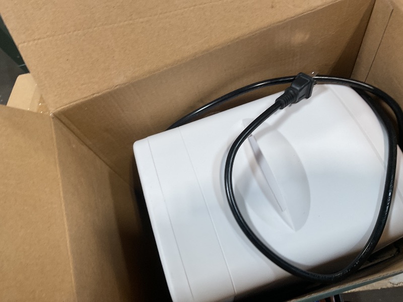 Photo 1 of ***PACKAGING BOX INCORRECT /ITEM INSIDE CORRECT**** Frigidaire EFMIS171 Retro Mini Portable Personal Fridge - Ideal for Home, Office or Dorm - Includes Carrying Handle, AC/DC Wall/Car Charger (White)