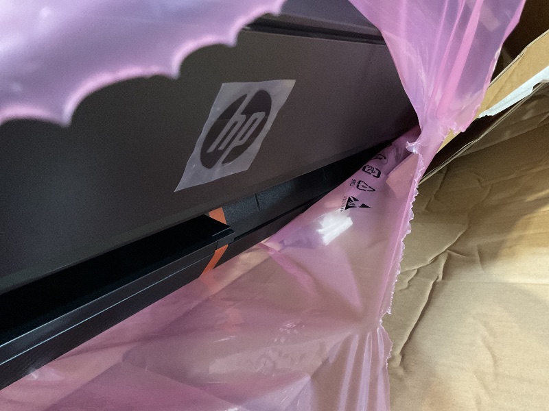 Photo 1 of ** two boxes **HP DesignJet T850 Large Format Wireless Plotter Printer - 36" w Security Features