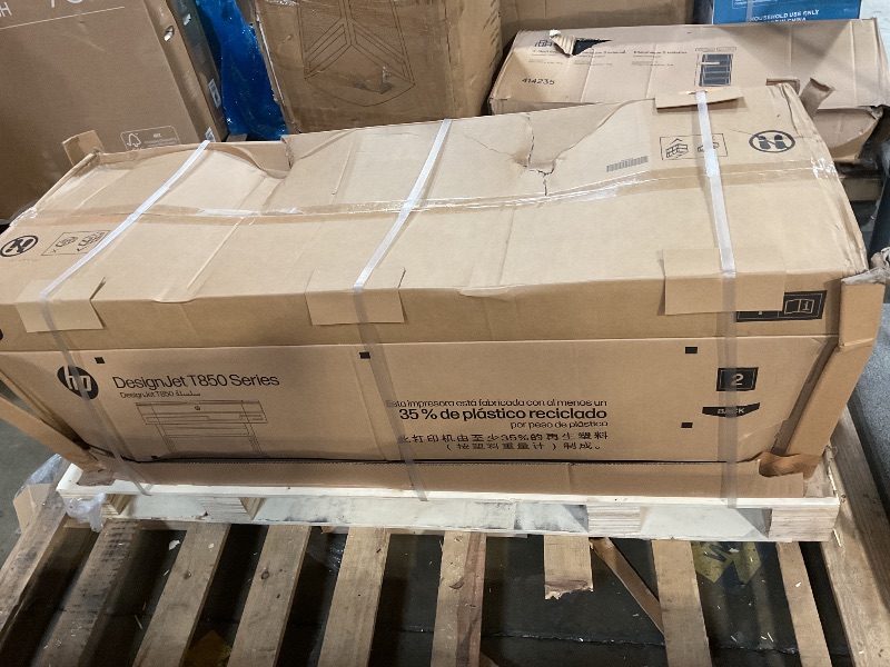 Photo 1 of ** two boxes **HP DesignJet T850 Large Format Wireless Plotter Printer - 36" w Security Features