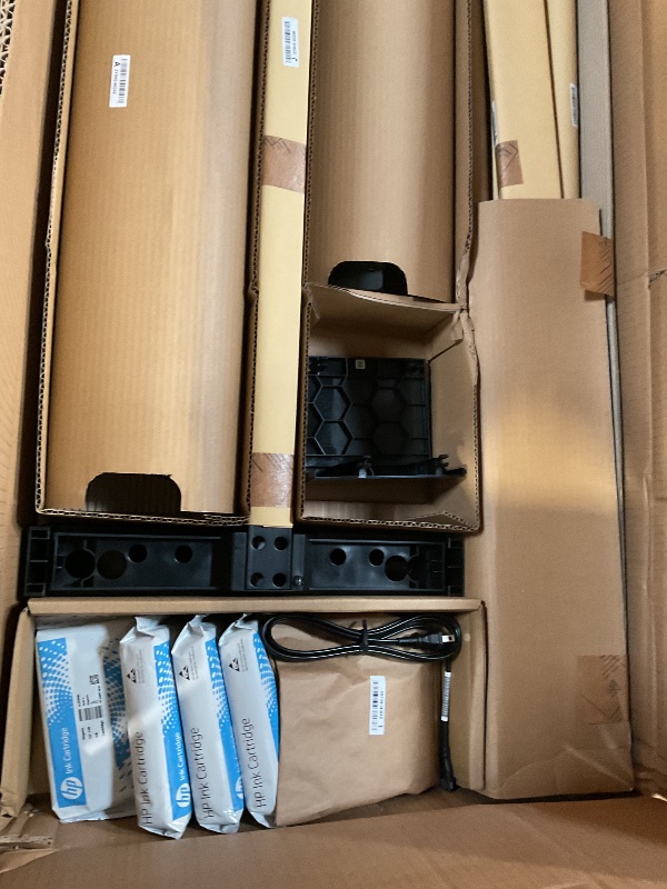 Photo 1 of ** two boxes **HP DesignJet T850 Large Format Wireless Plotter Printer - 36" w Security Features