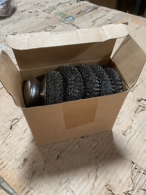 Photo 1 of NXPPYY Steel Wool Scrubber Set with Handles (10 Pads)