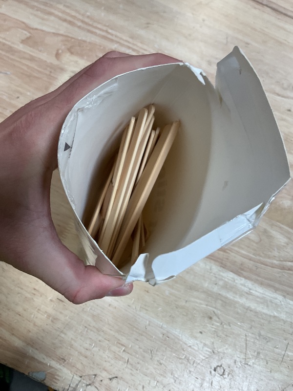 Photo 1 of 100 Pcs 4.5 inch Craft Sticks for Ice Cream Sticks,Popsicle,Craft Sticks, Treat Sticks,Ice Pop Sticks,DIY Crafts