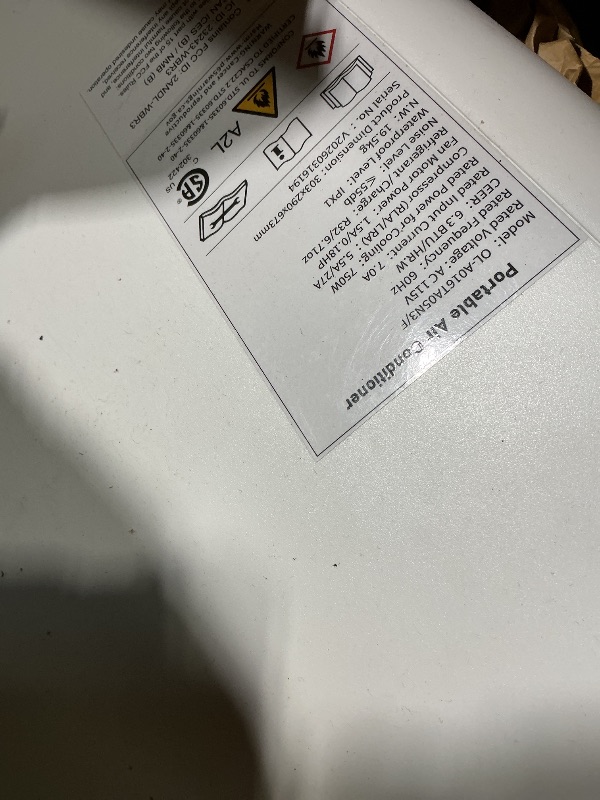 Photo 1 of ** dirt **Portable air conditioner