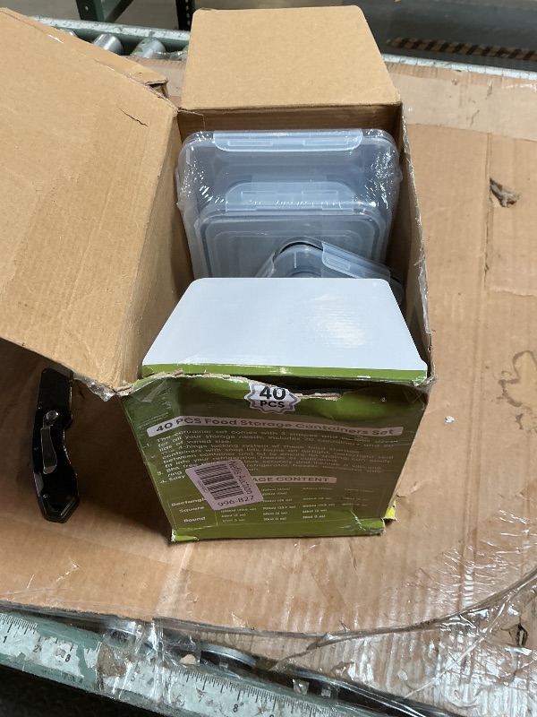 Photo 1 of ***USED***Canfanni 40 Piece Food Storage Containers with Lids