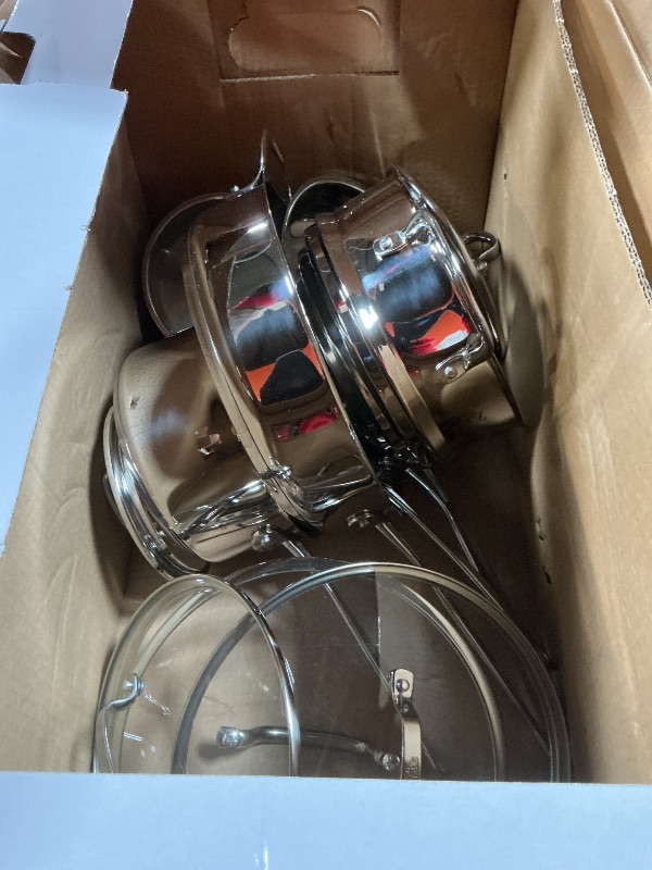 Photo 1 of ***11/17 pcs***Cuisinart 17-Piece Stainless Steel Cookware Set