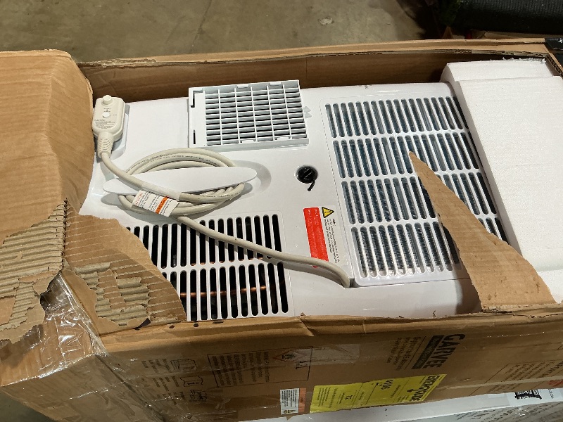Photo 1 of 12,000 BTU Portable Air Conditioner, 4-IN-1 Portable AC Unit for Rooms Up to 550 Sq. Ft. with Cooling, Dehumidifier, Fan, Sleep, Auto Swing, LED Display, 24H Timer, Remote & Installation Kits Included