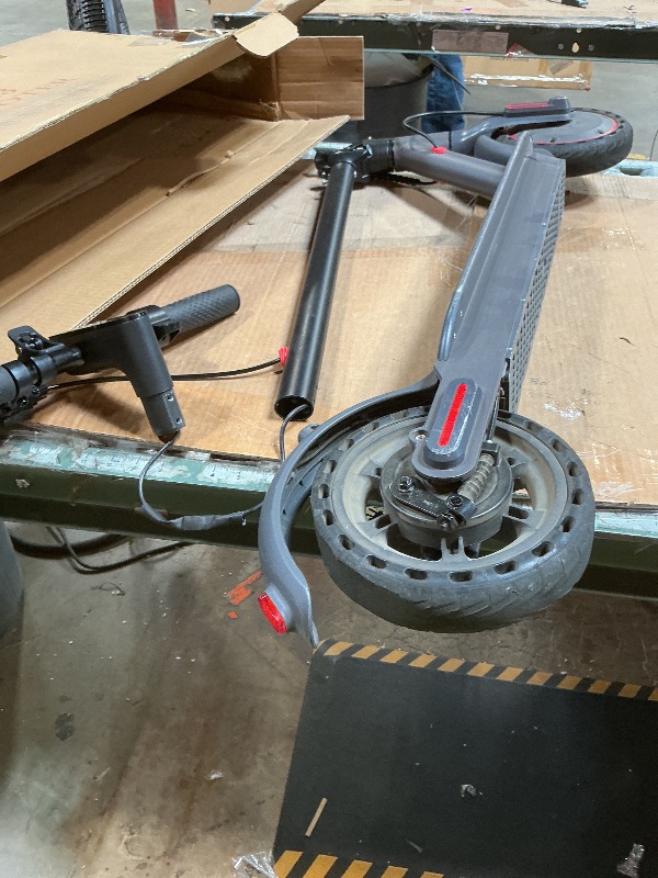 Photo 1 of ***used tire ware damage missing screws ***VOLPAM Electric Scooter - 350W Motor, 19 MPH, 8.5" Tires, Orange