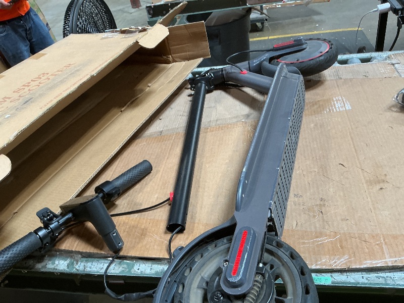 Photo 1 of ***used tire ware damage missing screws ***VOLPAM Electric Scooter - 350W Motor, 19 MPH, 8.5" Tires, Orange