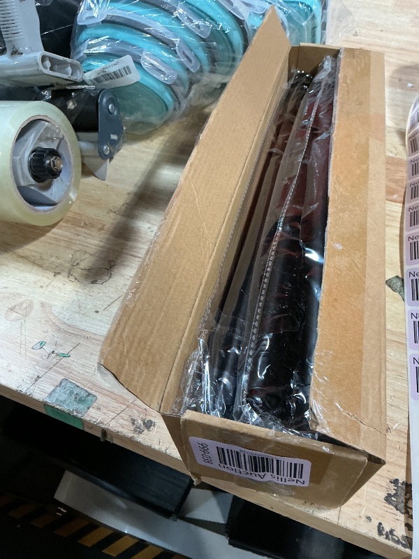 Photo 1 of 2Pack Tension Curtain Rod 30 to 62Inch, Black Spring Tension Rod Adjustable Shower Curtain Rods No Drilling Expandable Spring Curtain Rods for Windows,Doorway,Bathroom,Closet,7/8" Diameter