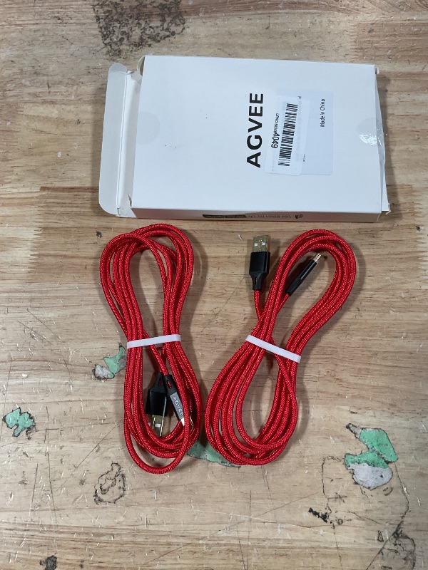 Photo 1 of AGVEE 6.6ft Mini USB Cable (2 Pack)