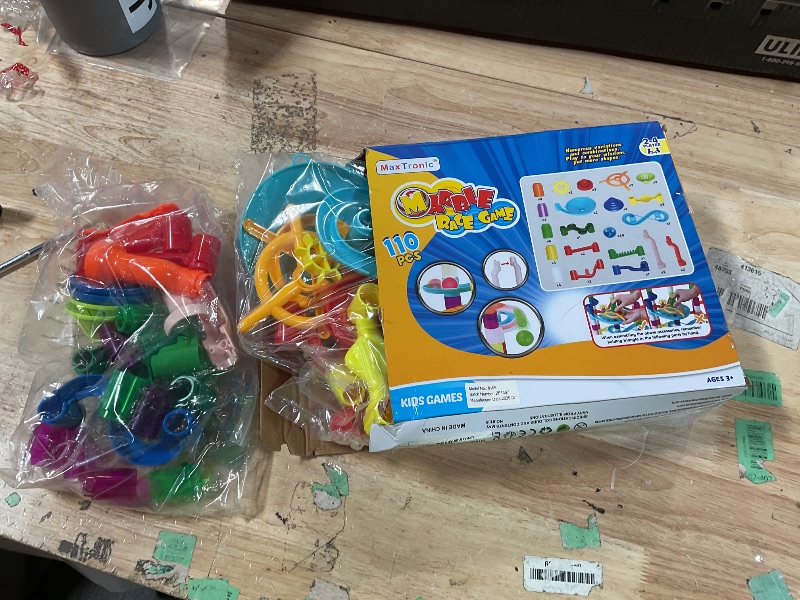 Photo 1 of MaxTronic Marble Run Toy, 110pcs STEM Educational Learning Kit