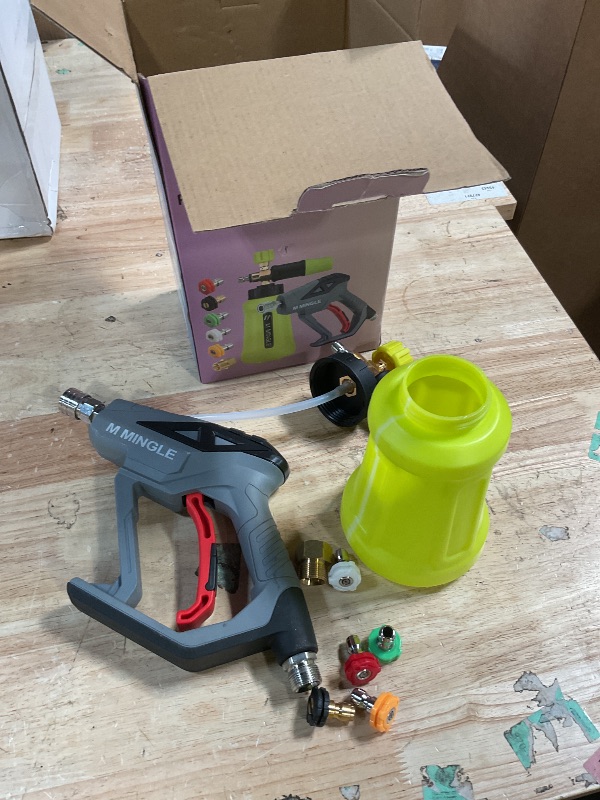 Photo 1 of M MINGLE Pressure Washer Gun Snow Foam Lance Kit