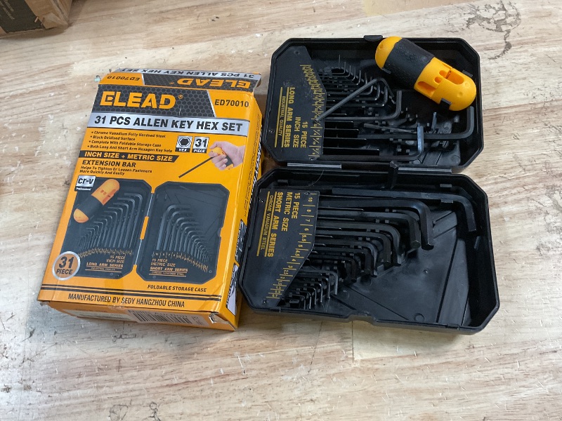 Photo 1 of ELEAD 31-Piece Hex Key Set