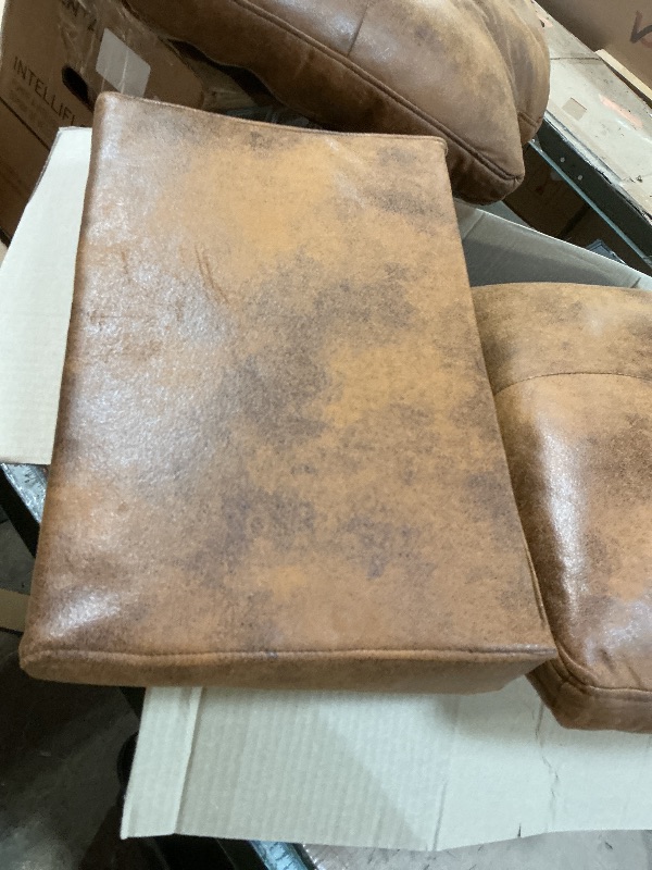 Photo 1 of **PARTS OF A SECTIONAL SEafurn Convertible L-Shaped Sectional Sofa Bed with Reversible Storage Chaise, Modern Faux Leather Sleeper Couch for Living Room, Space-Saving Corner Furniture for Small Apartments, Brown