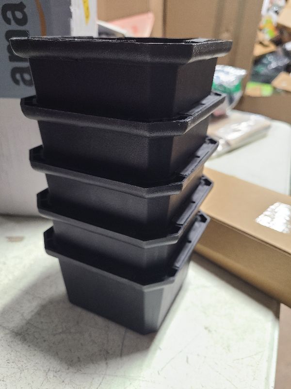 Photo 1 of BTSD-home Furniture Risers 2 Inch Bed Risers Heavy Duty Adjustable Dorm Bed Lifts Risers Table Desks Legs Blocks 5 Pack Black