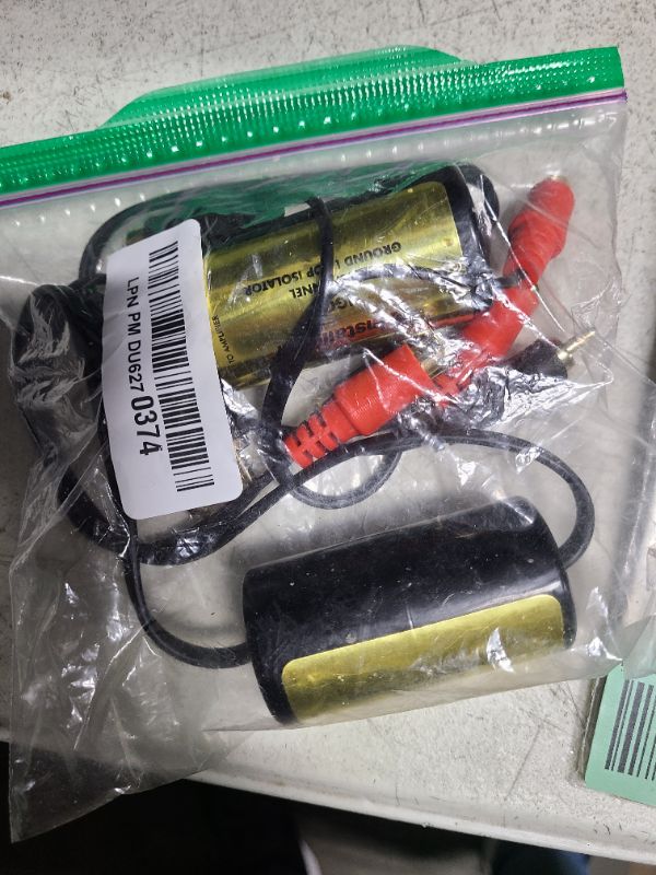 Photo 1 of InstallGear Ground Loop Noise Isolator, Amplifier Noise Filter for Car Audio and Home Stereo, Feedback Loop Isolator, Car Stereo Noise Suppressor Reducer Alternator, Ground Loop Isolator (2-Pack)