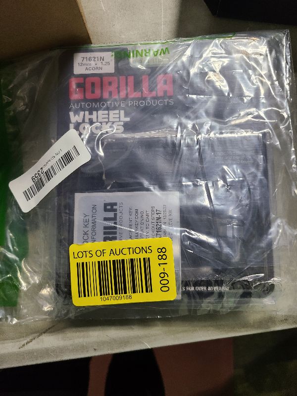 Photo 1 of Gorilla Automotive 71621N Acorn Wheel Locks (12mm x 1.25 Thread Size) - Pack of 4