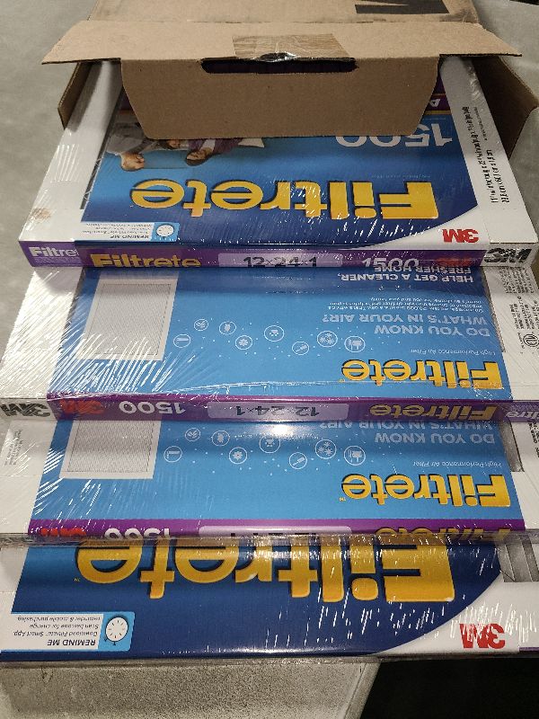 Photo 1 of 3M 2020DC-6 12" X 24" Filtrete Ultra Allergen Reduction Filters