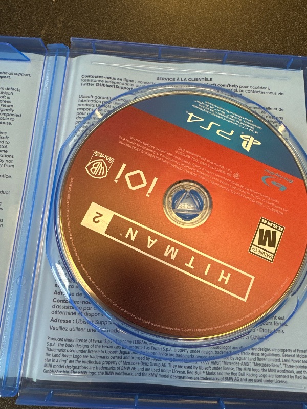 Photo 1 of Hitman 2 PS4 inside box- NOT MOTORFEST GAME