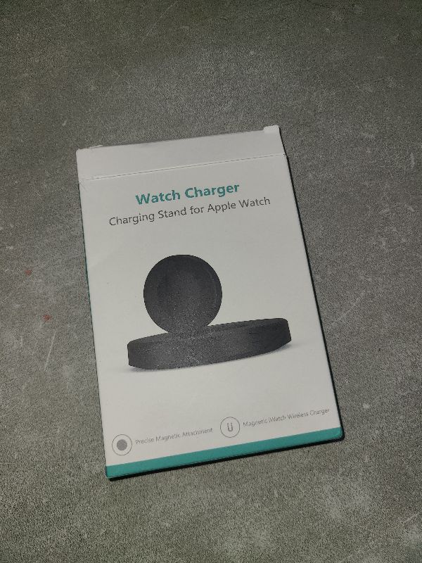 Photo 1 of ???? ???????? for Apple Watch Charger Magnetic Fast Charging Dock Magnetic Wireless Stand with Charging Cable Compatible with iWatch Series Ultra/9/8/7/6/SE/SE2/5/4/3/2-Black
