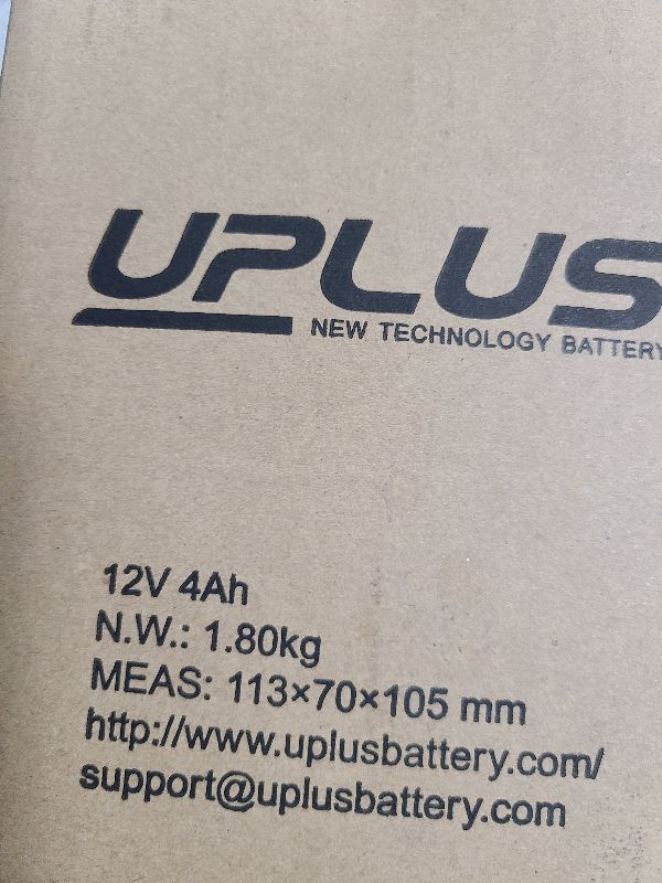 Photo 1 of UPLUS YTX5L-BS ATV Motorcycle Battery, EB5-3 Maintenance Free 12V 4Ah SLA Batteries Scooter AGM Battery, Replacement for GTX5L-BS, ETX5L-BS, CTX5L-BS, BTX5L-BS, PTX5L-BS, AGM12-5, YTZ5S-BS