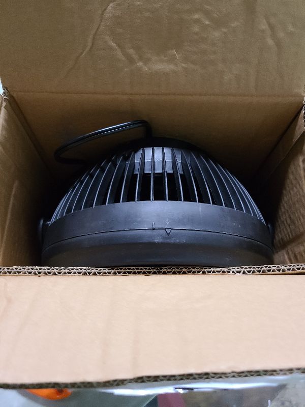 Photo 1 of Amazon Basics Air Circulator Fan, Desk Fan for Bedroom, Home and Office, With 90-Degree Tilt Head, 3 Speed Settings, Lightweight (3 LBS), 35 Watts, Black, 11.1"W x 6.3"D x 10.9"H