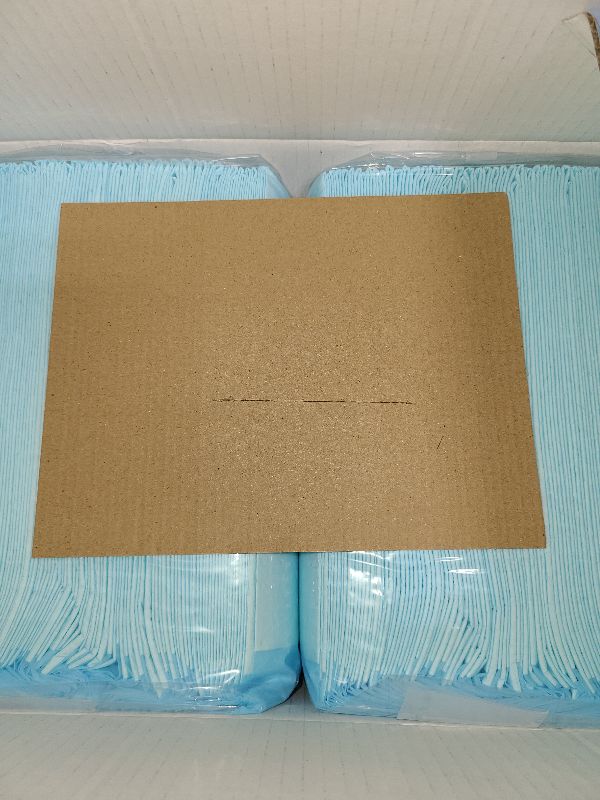 Photo 1 of 100 Count 22” x 22” Super Absorbency Disposable Underpads, Leakproof Quick Drying Disposable Pads for Baby, Puppy and Adults, Puppy Pads, Cat Pee Pads for Dogs, Potty Puppy Training Pads