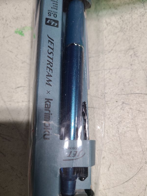 Photo 1 of ???? Mitsubishi Pencil MSXE5KF05.71 Multifunction Pen Jet Stream Karimoku 4&1 0.5 Steel Blue