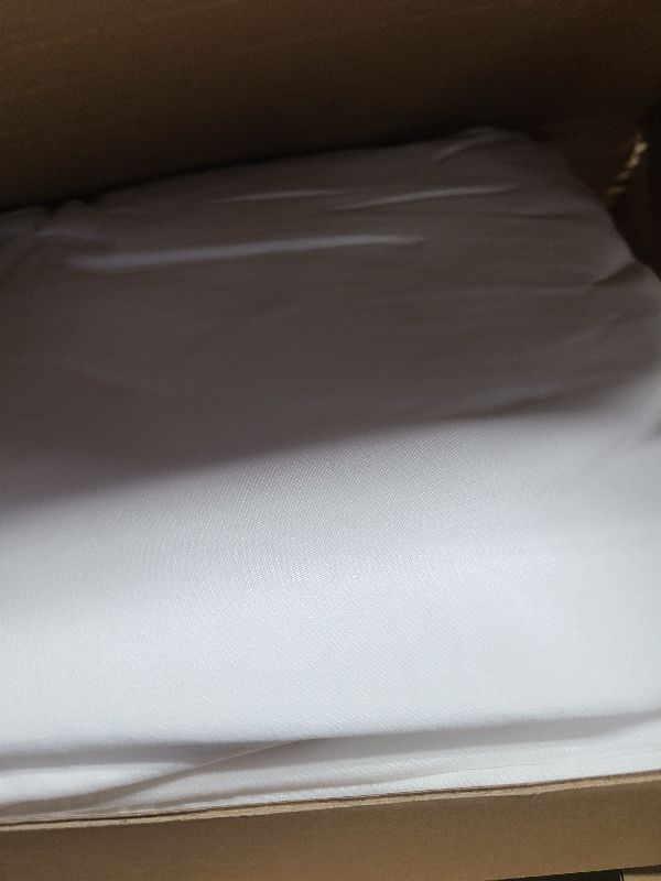 Photo 1 of Amazon Basics Lightweight Super Soft, Wrinkle-Free, Breathable Microfiber 4 Piece Bed Sheet Set with 14-Inch Deep Pockets, Queen, Cream, Solid