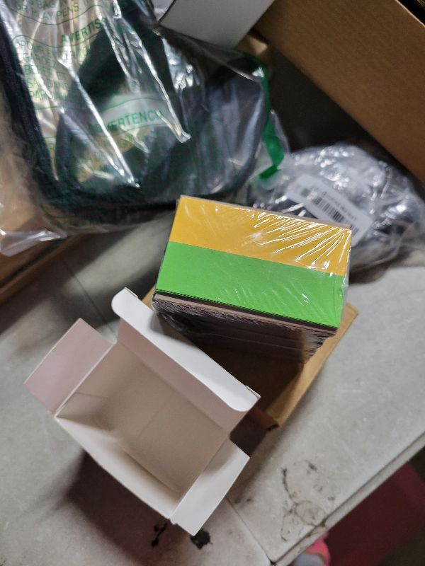Photo 1 of 50 Pack "C" Channel Magnetic Label Holders 1x3 with 100 White Card Inserts, 50 Clear Plastic Protectors and Bonus 20 Colorful Cardstock Inserts in Blue, Green, Yellow and Red - Double-Sided Cards