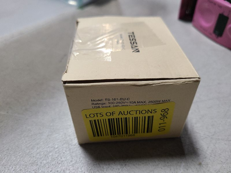 Photo 1 of 2 Pack European Plug Adapter USB C, TESSAN US to Europe Adapter 4 Outlets 3 USB Charger, Type C International Power Adaptor to Italy Spain France Portugal Iceland Germany, Europe Travel Essentials