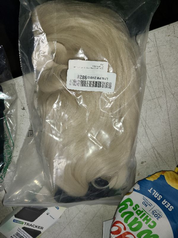 Photo 1 of ANOGOL Hair Cap+Colonial Wig Adult Judge Wig Men for Lawyer Cosplay Wig Blonde Wavy Wigs Hair For Dress Up Costume Wig For Halloween Christmas Party Wig
