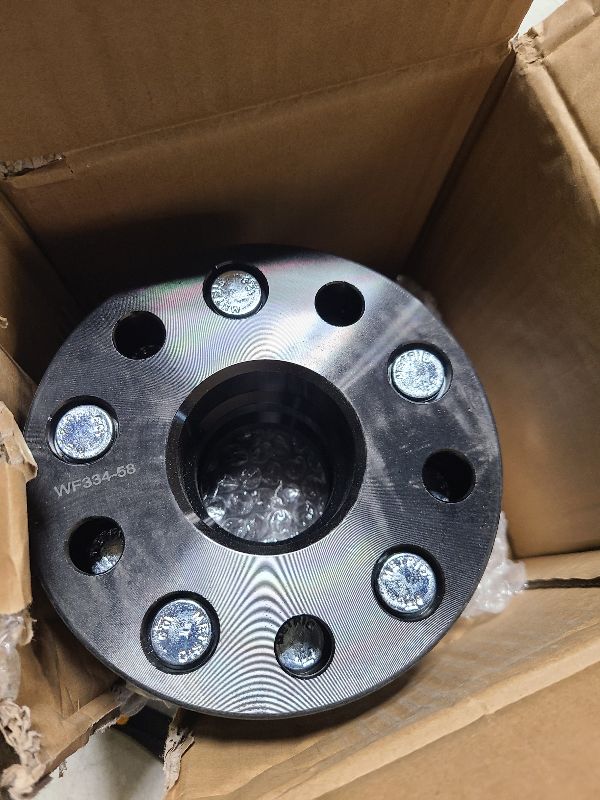 Photo 1 of 25mm (1 Inch) Hubcentric Black Wheel Spacers 5x114.3 Compatible For Subaru WRX STI 2013-2022, Outback Legacy 2015-2022, WRX 2015-2022, Forester 2018-2022, Ascent 2019-2022 (4pc 56.1mm M12x1.25) Spacer
