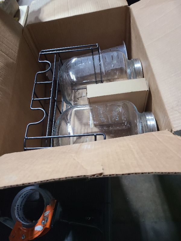 Photo 1 of 1 Gallon Glass Drink Dispensers For Parties 2PACK.Beverage Dispenser,Glass Drink Dispenser With Stand And Stainless Steel Spigot 100% Leakproof.Lemonade Dispenser With Ice Cylinder.Laundry Detergent