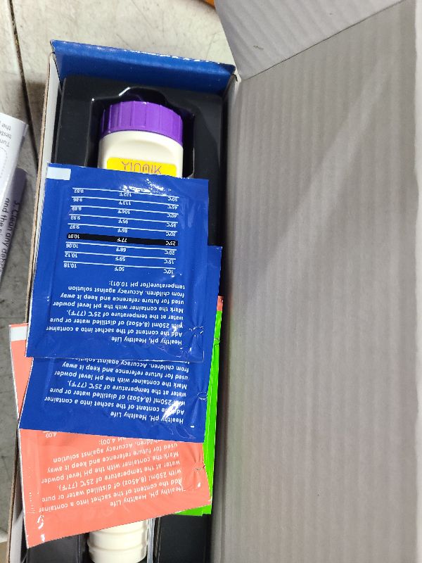 Photo 1 of Hydrogen Water Tester, ORP Meter, TDS pH Meter for Drinking Water, YINMIK 6 in 1 pH TDS H2 EC ORP Temp Water Quality Meter, Digital pH PPM EC Monitor