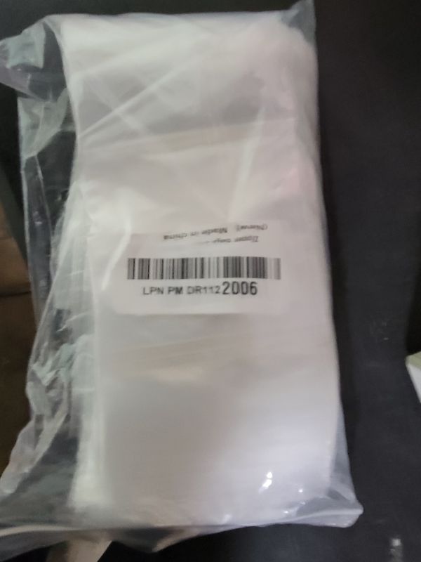 Photo 1 of 3 x 12" Long Jewelry Bags Clear 100pcs Clear Necklace Bags with Hang Hole Poly Zip Seal Storage Bags for Packaging Shipping Incense 2 Mil (4 Sizes to Choose from)