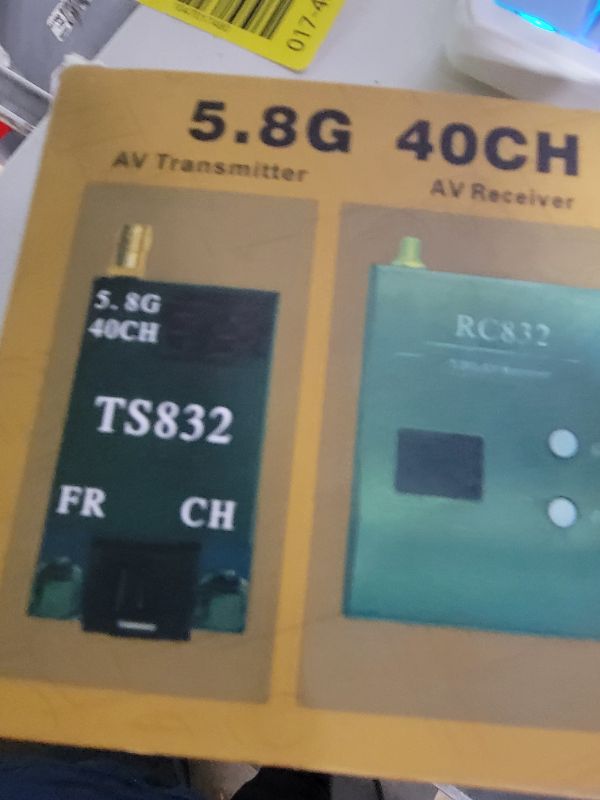 Photo 1 of AKK TS832+RC832 5.8G 2000M Range FPV Audio Video Transmitter and Receiver for FPV Drone
