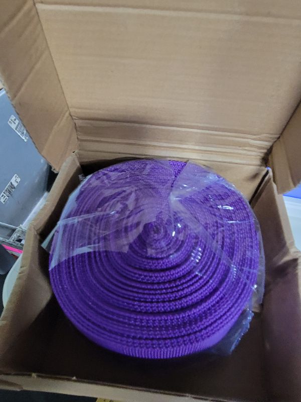 Photo 1 of 2 inch Webbing Strap 12 Yards Purple Wide Heavy Duty Polypropylene Webbing Straps for Backpacks- Bags-Lawn Chair Replacement-Seat Belt-Outdoors Indoors Crafting DIY-Furniture Tie Down Strapping