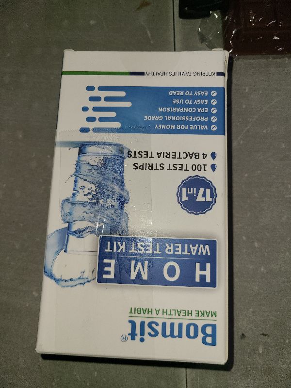 Photo 1 of 17 in 1 Complete Water Testing Kits for Drinking Water - 100 Strips + 4 Bacteria Tests - Tap and Well Water Test Kit, Easy to Test and Read for Hardness, Lead, Iron, Fluoride, pH, Bacteria and More