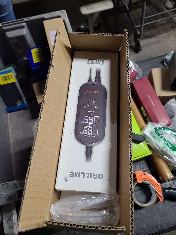 Photo 1 of GRILLME 1000W Immersion Water Heater with Intelligent Temperature Controller,Fully Submersible Portable Electric Heater,5 Galons Bucket Heater,100% Waterproof,316L Shell,Easy and Convenient to Use