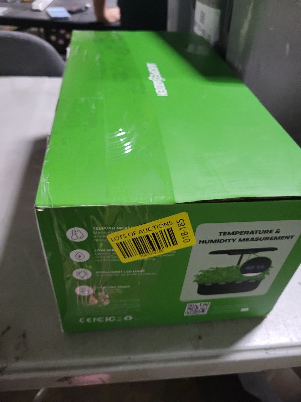Photo 1 of Ahopegarden Hydroponics Growing System kit Indoor Garden, 12 Pods Plant herb Garden with LCD Environmental Detection Germination Vegetable LED Growth Lamp, Hydroponics Grower Healthy Fresh Vegetables