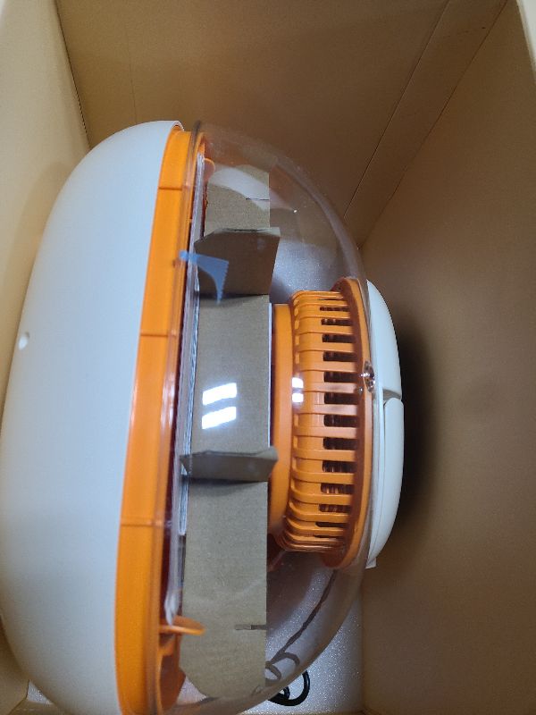Photo 1 of [2024 Upgrade] 25 Egg Incubator, Automatic Egg Turner with Thermometer Seat and Humidity Control, Egg Candler, 360° View with Clear Window, Incubators for Hatching Chicks (Sunlit Orange)