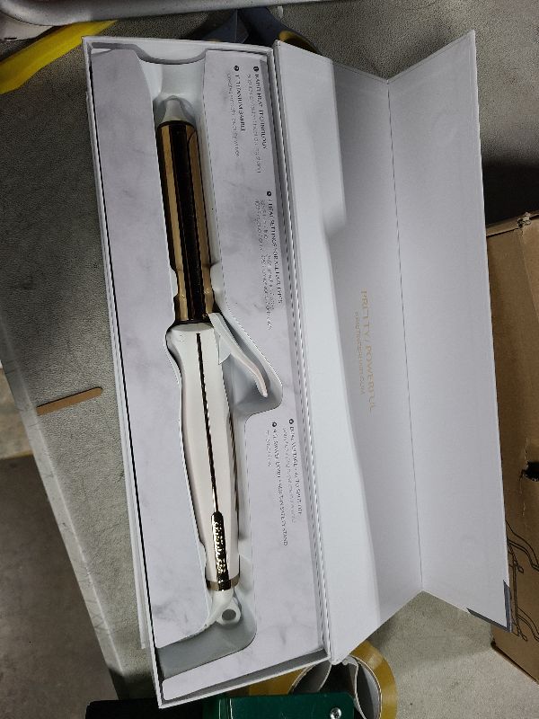 Photo 1 of Kristin Ess Hair 1 Inch Titanium Curling Iron for Beach Waves, Small to Medium Curls for Short Hair, Ionic Technology, Fast Heat, Dual Voltage, Auto Shut-Off