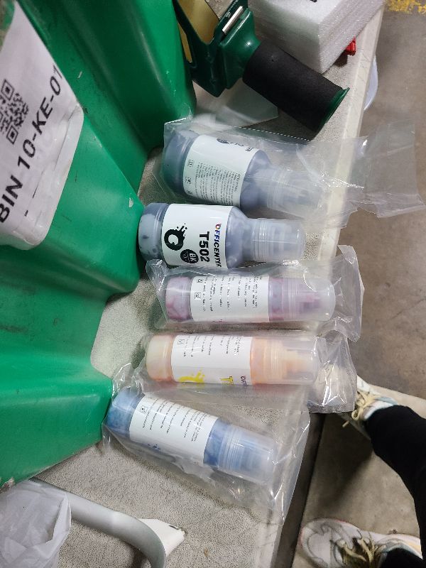 Photo 1 of Officenter T502 502 Ink Refill Bottles for Ecotank ET2760 ET-4760 ET2750 ET-3760 ET-2850 ET-15000 ST-4000 ST-2000 ET-3710 ET-3850 ET-3750 ET-4850 ET-3830 ET4750 ET2700 ST3000 ET3700 Printer(2BK C M Y)