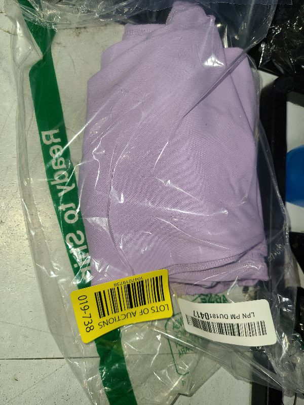 Photo 1 of viehunt Girls High Waisted Flare Leggings Crossover Cute Wide Leg Solid Full Length Yoga Pants with Pockets Purple L 