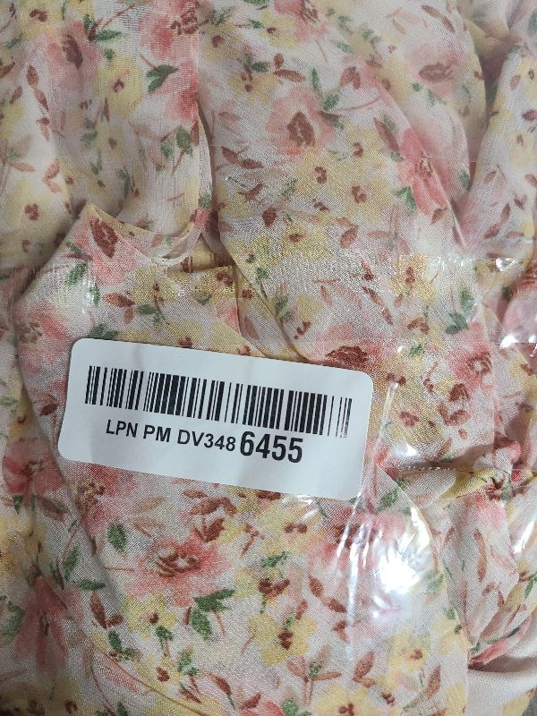 Photo 1 of Floerns Women's Floral Print Spaghetti Strap Ruched Bust Split Hem Cami Long Dress Light Pink Small