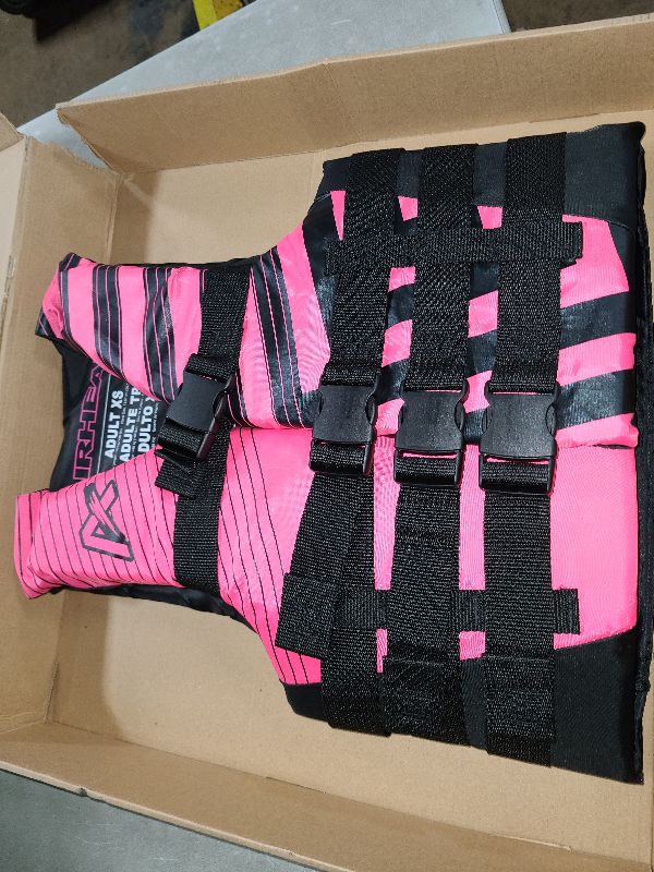 Photo 1 of Airhead Women’s Trend Life Jacket, Coast Guard Approved, X-Small, Pink