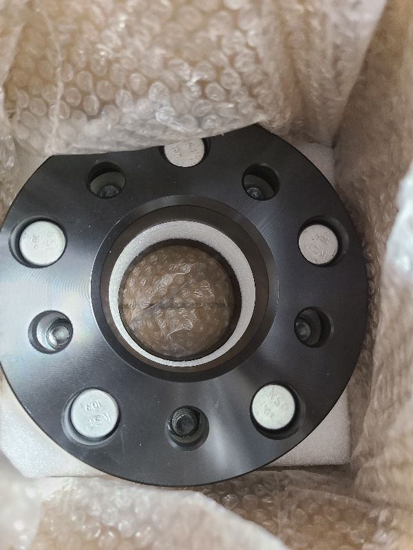 Photo 1 of 5x4.5 to 5x5 Wheel Adapters 4PCS for Je-ep Jk Wk Wj Xk Wheels on Tj Yj Kk Xj Mj Kj Zj, Dynofit 5x114.3mm to 5x127mm 1.25" Forged Conversion Wheel Adapters 1/2" Thread, Bolts Pattern Changed Spacers