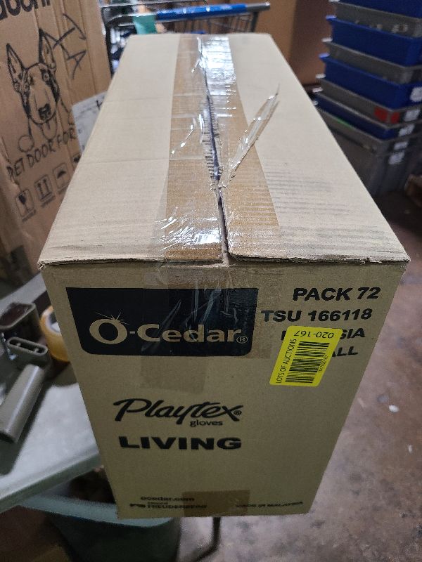 Photo 1 of 72 Pack O-Cedar Playtex Cleaning Reusable Gloves Living Drip cuff Small Navy