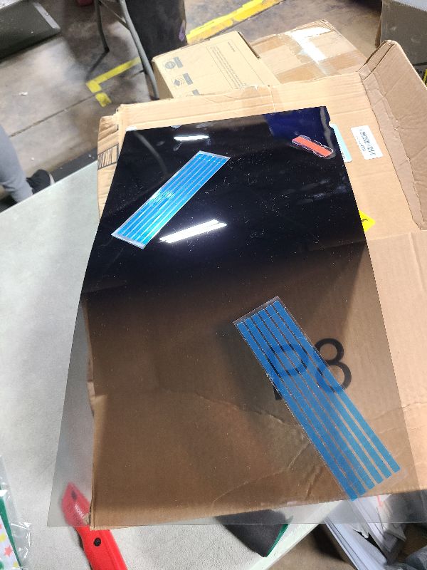 Photo 1 of 24 inch Computer Privacy Screen Filter - Suitable for 16:9 Aspect Ratio Widescreen Monitor - Blue Light Filter - Anti-Glare & Anti-Scratch Protector Film (24" Widescreen (16:9))